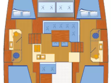 Lagoon Lagoon 40 charter bareboat eller skeppad i Rogoznica