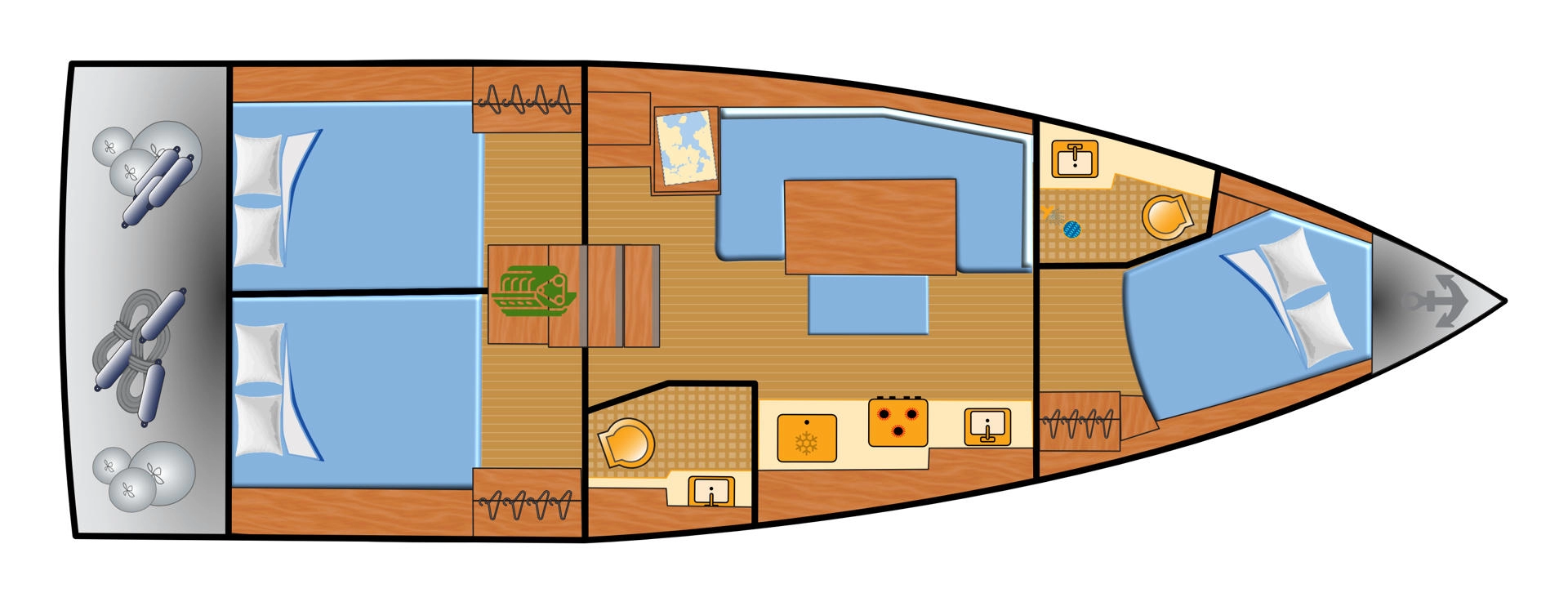 Segelbåt  för uthyrning Pula  till det bästa priset 