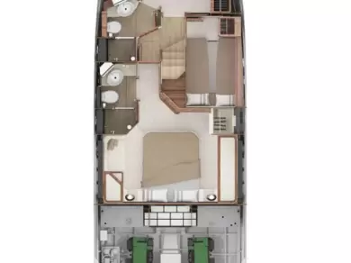 Absolute Yachts Absolute 50 Fly charter bareboat eller skeppad i Podstrana