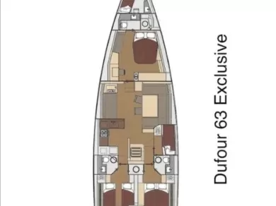 Dufour Dufour 63 Exclusive charter bareboat eller skeppad i Primošten 