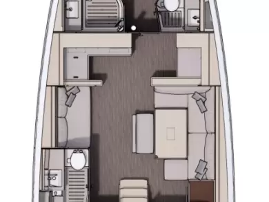 Dufour Dufour 470 charter bareboat eller skeppad i Trogir 