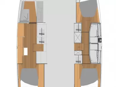 Båtuthyrning Fountaine Pajot Fountaine Pajot Elba 45 - 3 + 1 cab. i Donji Seget på Samboat 