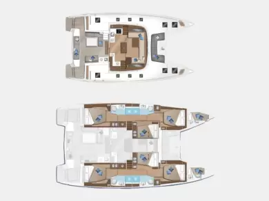 Yacht charter Alimos billig Lagoon 50