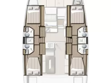 Bali Bali 4.2 charter bareboat eller skeppad i Kaštela