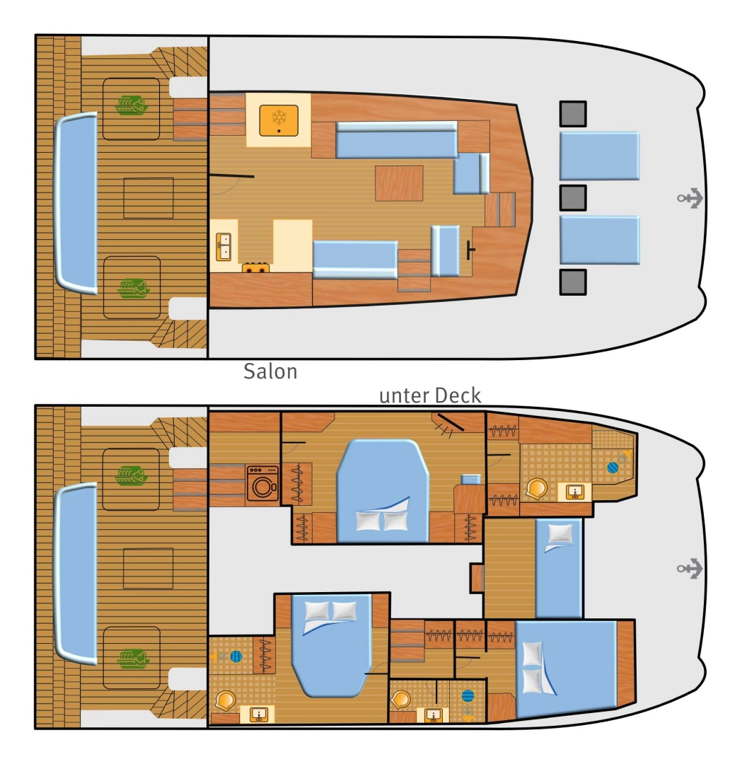 Fountaine Pajot Fountaine Pajot MY6 charter bareboat eller skeppad i Palma de Mallorca
