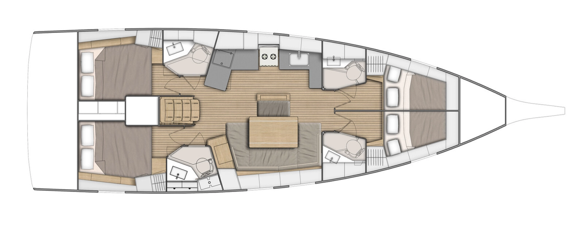Yacht charter Lefkáda billig Oceanis 46.1