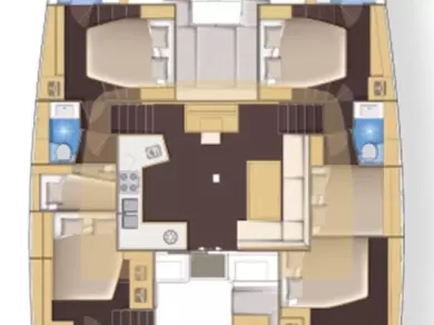 Yacht charter Alimos billig Lagoon 52