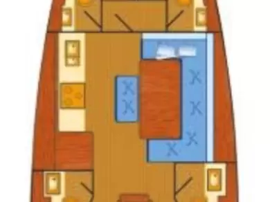 Hyr en Dufour Dufour 460 Grand Large Kaštela 