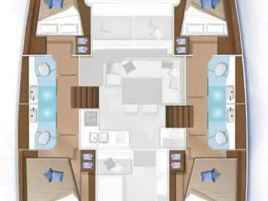 Yacht charter Kaštela billig Lagoon 40