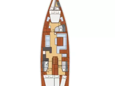 Hyr en Bénéteau Oceanis 60 Kaštela 