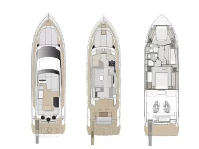 Uthyrning Lyx yacht i Sukošan - Ferretti Ferretti Yachts 500 - 3 + 1 cab