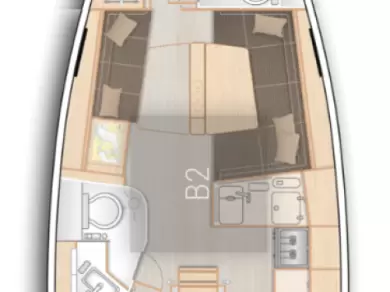 Yacht charter Donji Seget billig Hanse 388