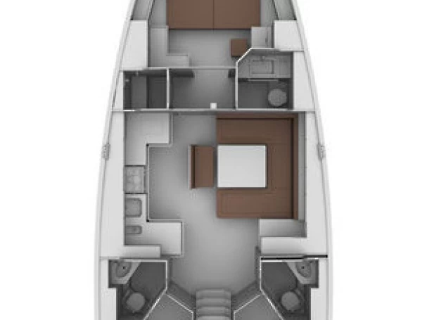 Bavaria Cruiser 45 charter bareboat eller skeppad i Lefkáda