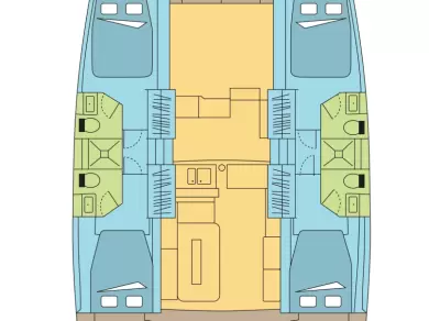 Bali Bali 4.2 charter bareboat eller skeppad i Parham Town