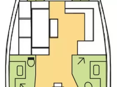 Dufour Dufour 470 charter bareboat eller skeppad i Alimos