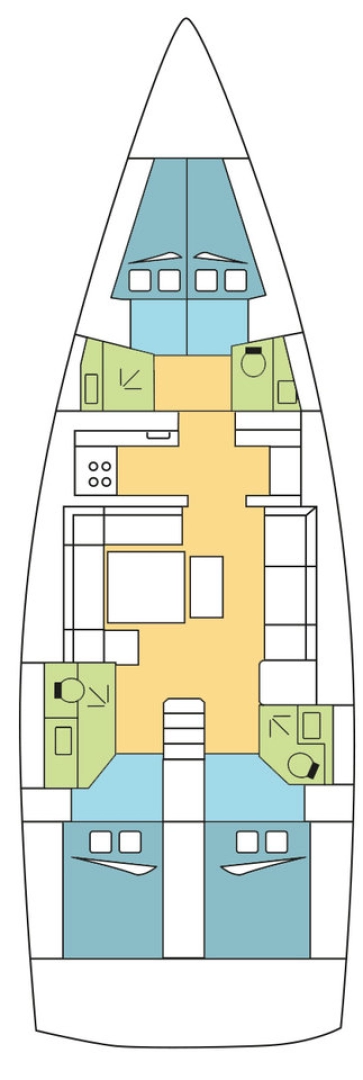 Hyr en Dufour Dufour 512 Grand Large Furnari 
