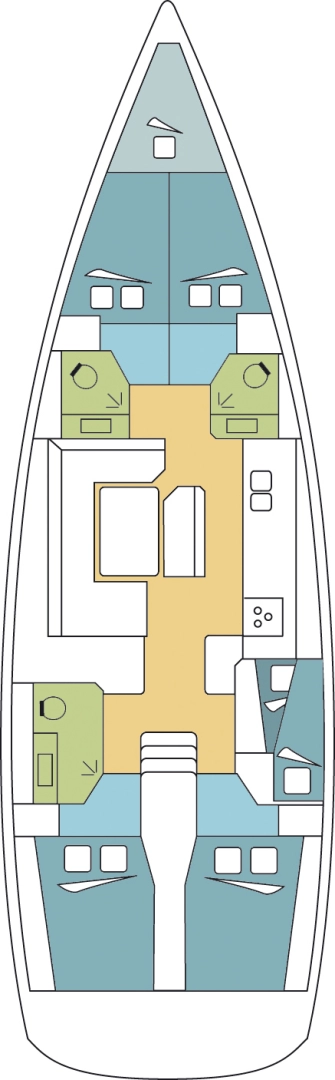 Uthyrning Zaton - Jeanneau Sun Odyssey 509 av Samboat 