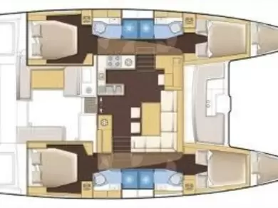 Lagoon Lagoon 450 F charter bareboat eller skeppad i Alimos