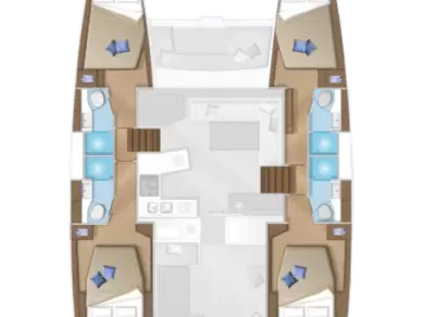 Katamaran  för uthyrning Mykonos (ostrov) till det bästa priset 