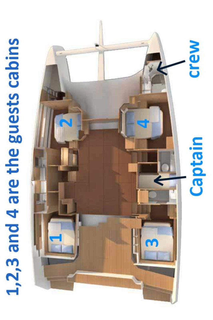 Yacht charter Capo d'Orlando billig Dufour Catamarans 48 Sail