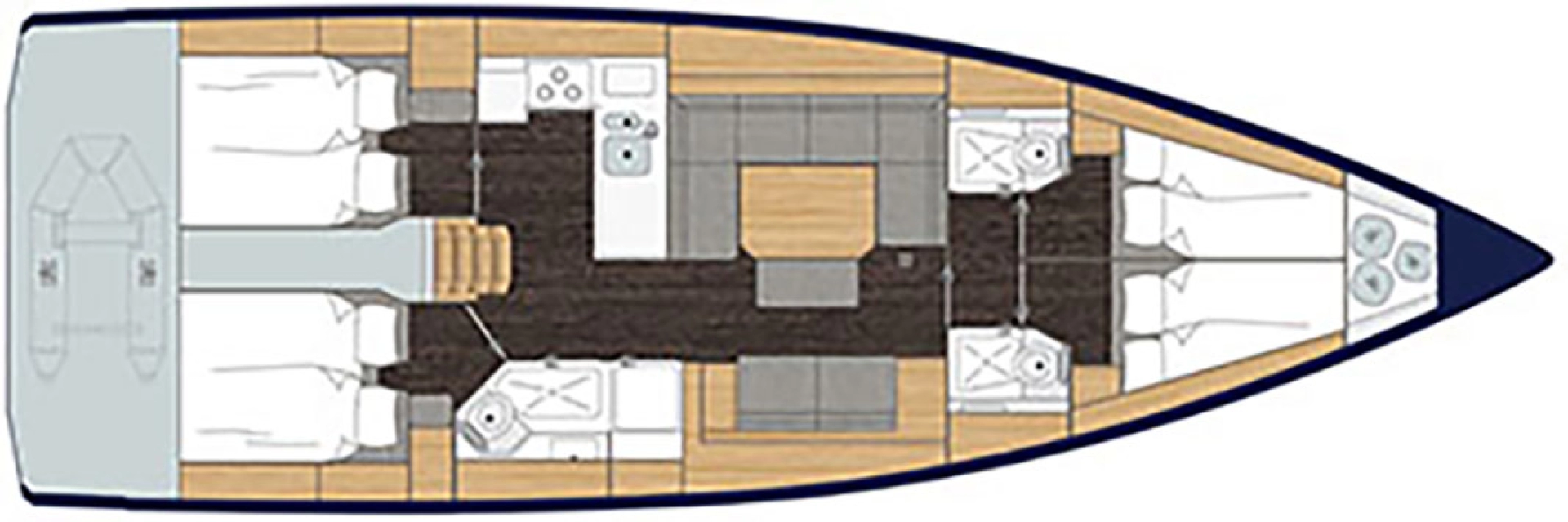 Bavaria Bavaria C45 charter bareboat eller skeppad i Punta Ala