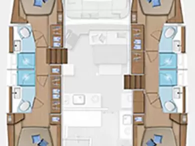 Uthyrning Katamaran  i Capo d'Orlando - Lagoon Lagoon 46