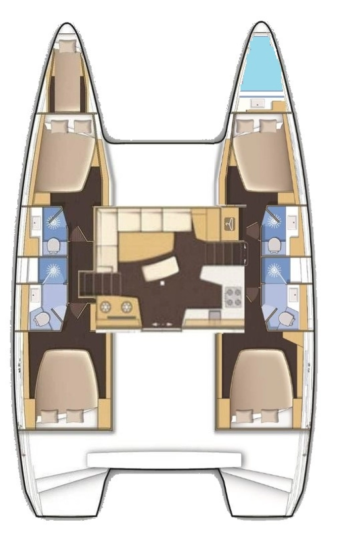 Uthyrning Katamaran  Lagoon med en båtlicens 