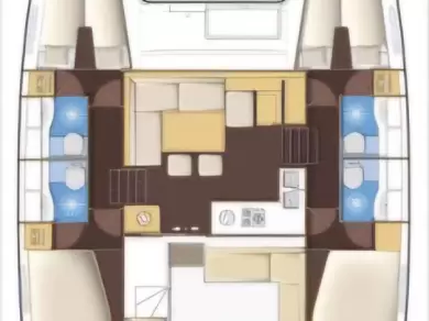 Yacht charter Ko Chang (Koh Chang) billig Lagoon 400 S2