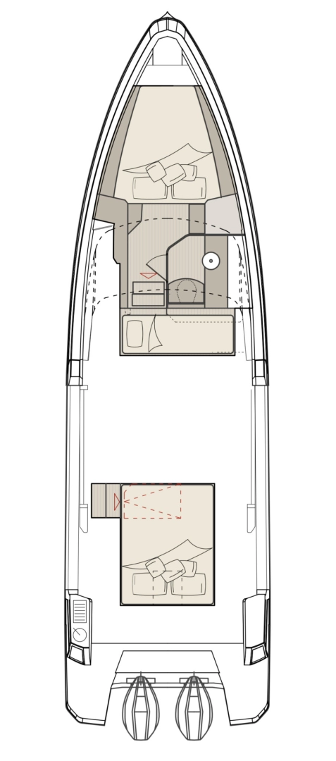 Yacht charter Sukošan billig Saxdor 400 GTO