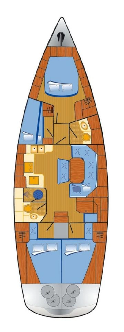 Bavaria Cruiser 46 charter bareboat eller skeppad i Flensburg