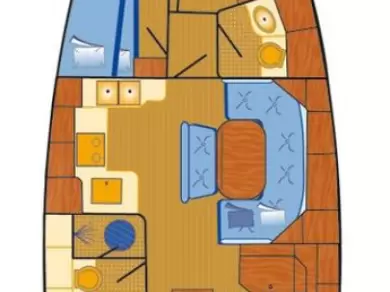 Bavaria Cruiser 46 charter bareboat eller skeppad i Flensburg