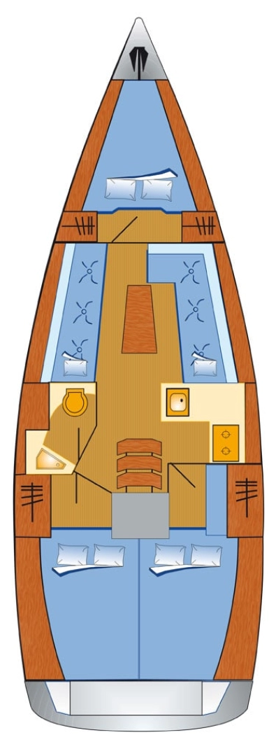 Yacht charter Heiligenhafen billig Cruiser 34