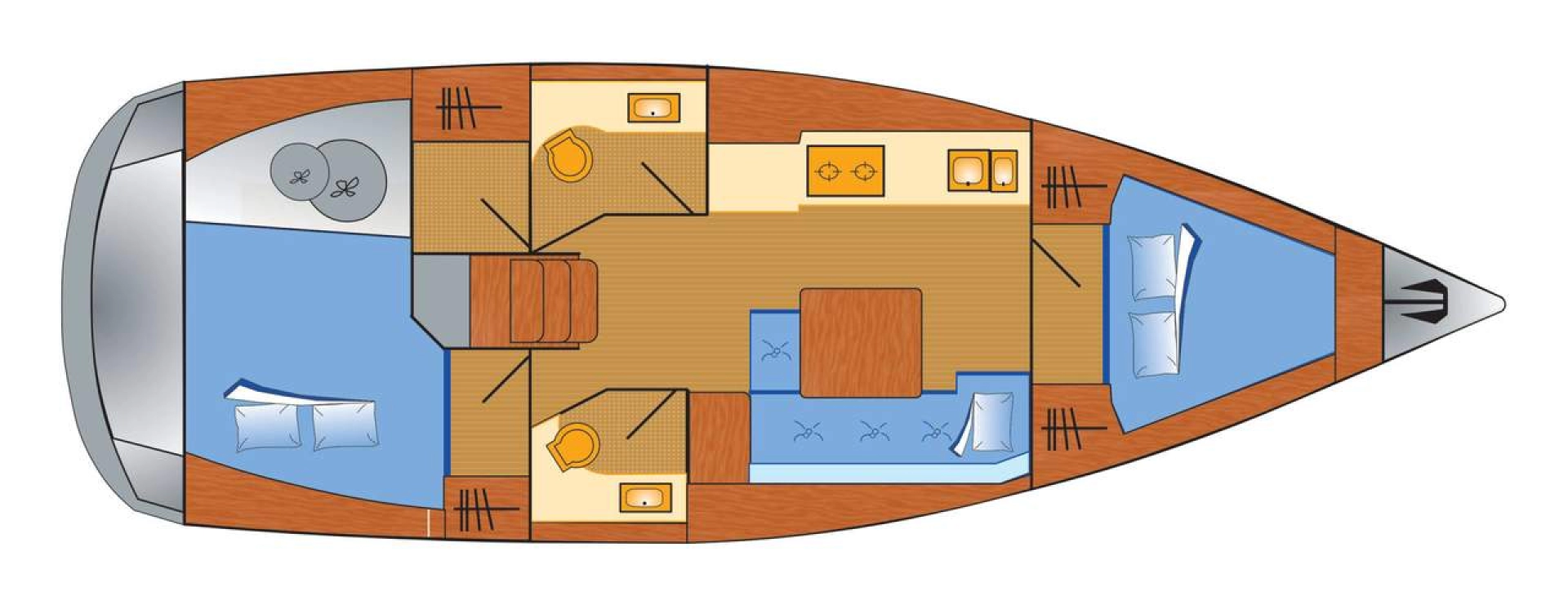 Uthyrning Barth - Dufour Dufour 382 Grand Large av Samboat 