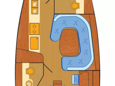 Båtuthyrning Bootsbau Rügen GmbH Vilm 41 cruiser i Barth på Samboat 