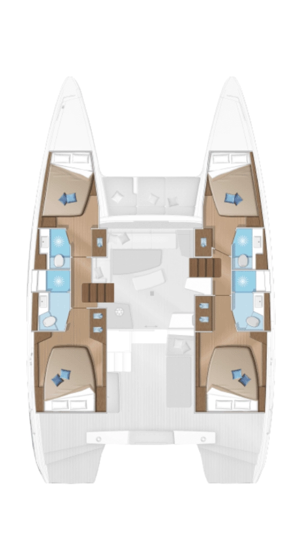 Lagoon Lagoon 42 charter bareboat eller skeppad i Road Town