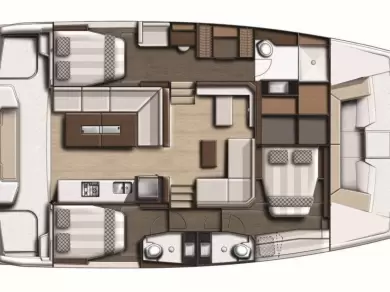 Bali Bali Catspace Voile charter bareboat eller skeppad i Parham Town