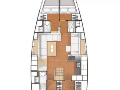 Yacht charter Split  billig Hanse 545