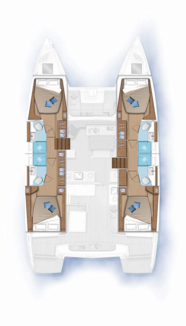 Hyra Katamaran  med eller utan skeppare Lagoon Saint Raphael 