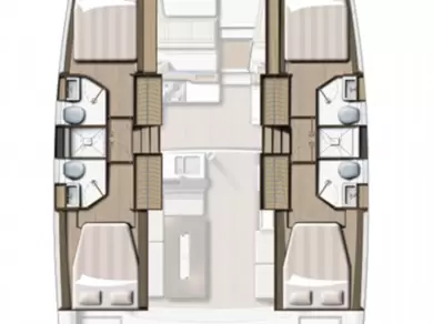 Uthyrning Katamaran  Bali med en båtlicens 