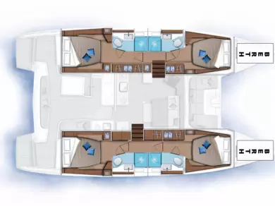 Hyra Katamaran  med eller utan skeppare Lagoon Road Town 