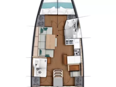 Yacht charter Palma de Mallorca billig Sun Odyssey 440