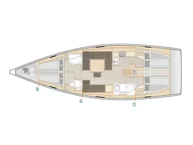 Hyr en Hanse Hanse 458 Biograd Na Moru 