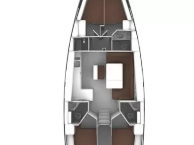 Bavaria Cruiser 46 charter bareboat eller skeppad i Biograd Na Moru