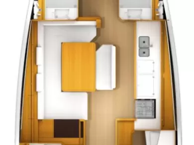 Yacht charter Kaštela billig Sun Odyssey 519