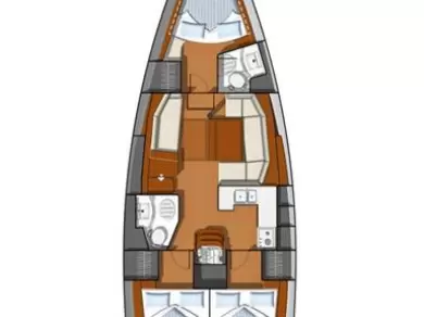 Jeanneau Sun Odyssey 419 charter bareboat eller skeppad i Lavrio