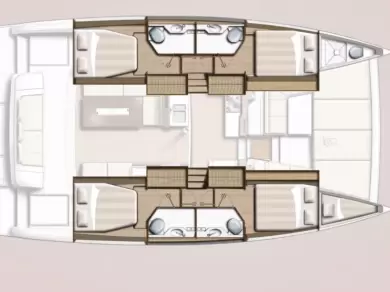 Hyra Katamaran  med eller utan skeppare Bali Skradin 