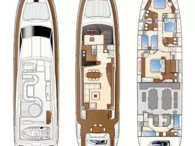 Hyra Lyx yacht med eller utan skeppare Ferretti Glyfada 