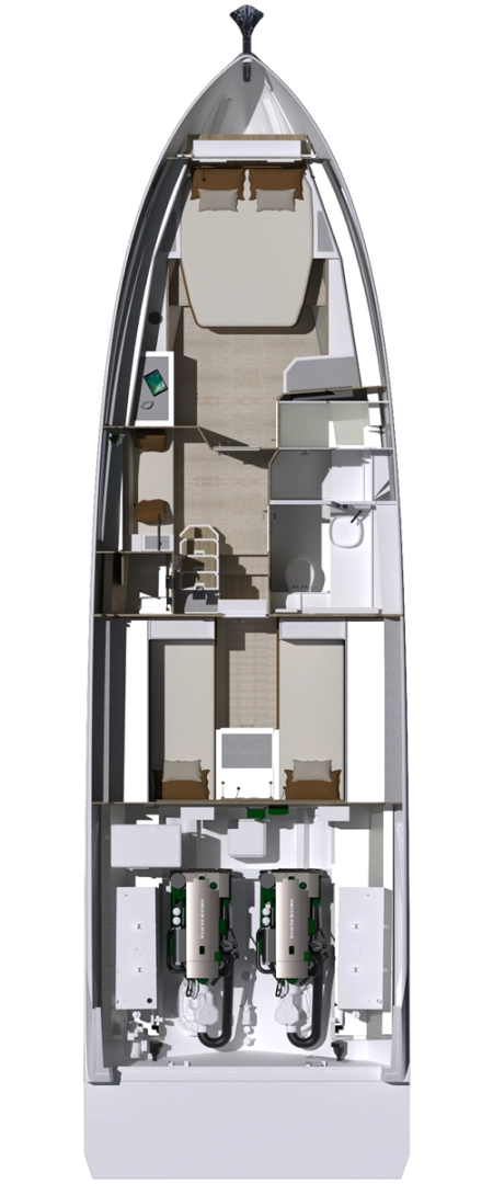 Fiart Fiart Seawalker 43 charter bareboat eller skeppad i Sukošan