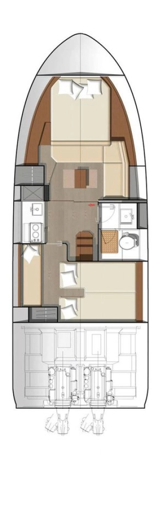 Uthyrning Split  - Jeanneau Leader 36 av Samboat 