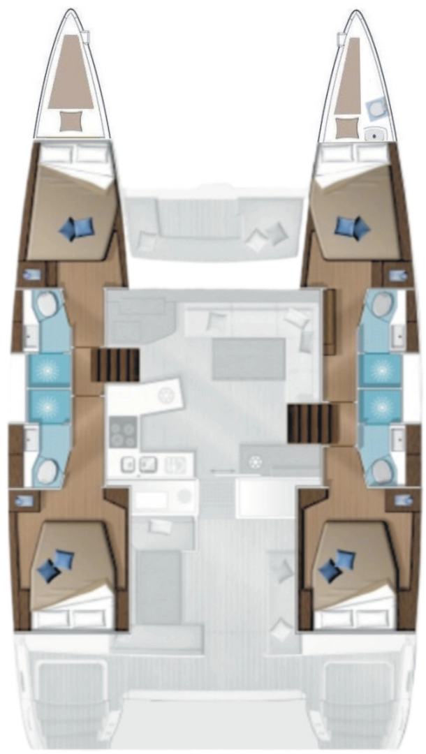 Yacht charter Alimos billig Lagoon 450 F